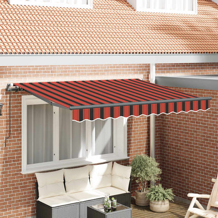 Utfällbar markis Orange 300 x 200 cm tyg