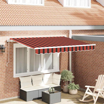 Utfällbar markis Orange 300 x 200 cm tyg