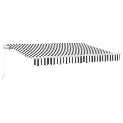Utdragbar markis Antracit 300 x 200 cm tyg