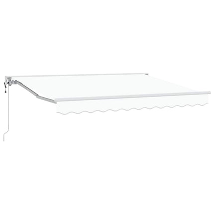Markisram Vit 300 x 200 cm Polyester med PU-beläggning