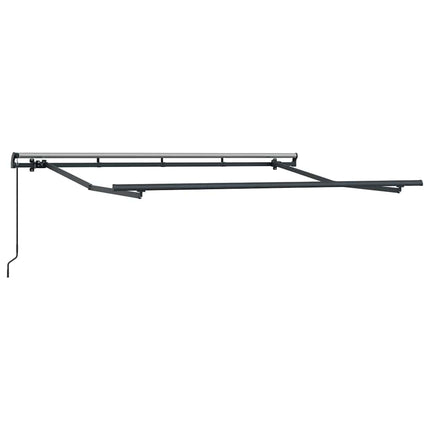 Utfällbar markis Vit 300 x 200 cm tyg