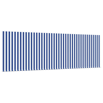 Utfällbar markis Randig Blå 350 x 200 cm tyg