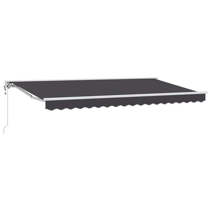 Markisram Antracit 350 x 200 cm Polyester med PU-beläggning