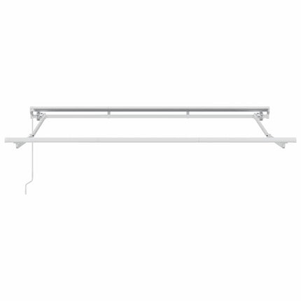 Markisram Brun 350 x 200 cm Polyester med PU-beläggning