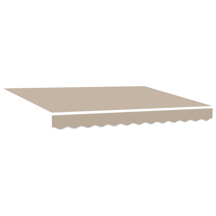 Utdragbar markis Beige 350 x 200 cm tyg