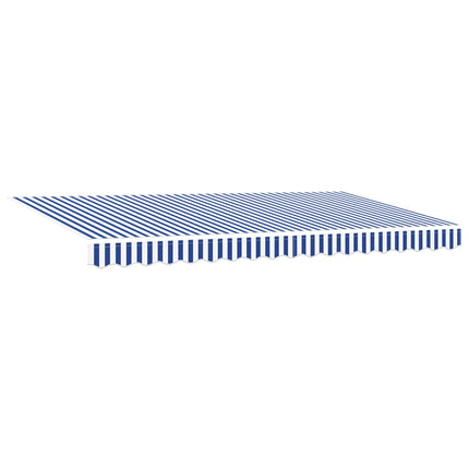 Utfällbar markis Blå 400 x 200 cm tyg