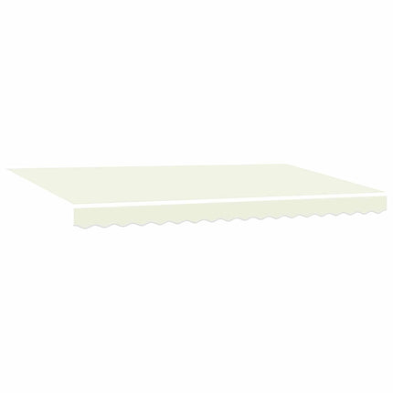 Utfällbar markis Kräm 400 x 200 cm tyg
