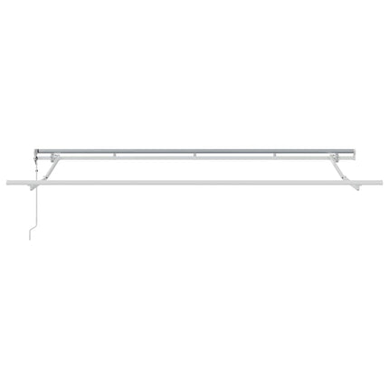 Utfällbar markis Antracit 400 x 200 cm tyg