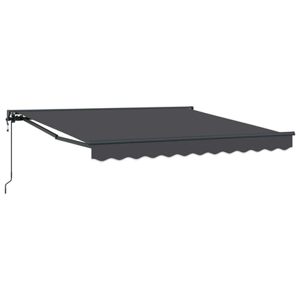 Markisram Antracit 300 x 250 cm Polyester med PU-beläggning