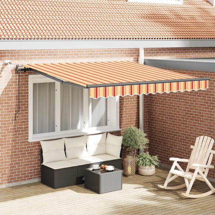 Markis tyg Gul och Orange 300 x 250 cm Polyester