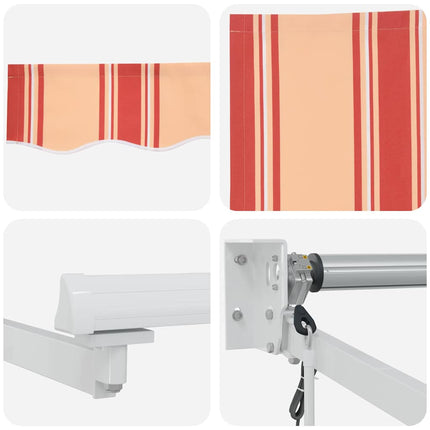 Markis Gul och Orange 300 x 250 cm Polyester och metall
