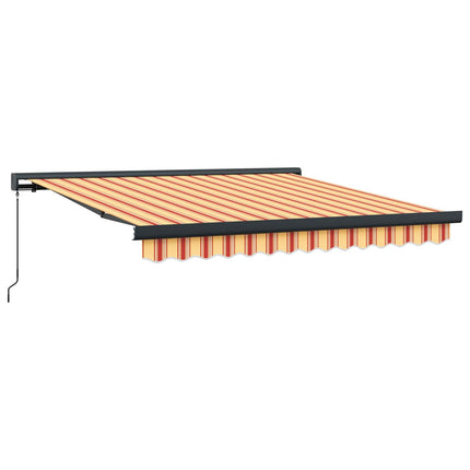 Utdragbar markis Gul och Orange 300 x 250 cm