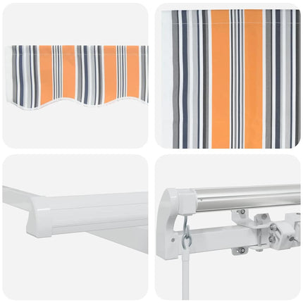 Markis Flerfärgsdesign 300 x 250 x 165 cm Polyester