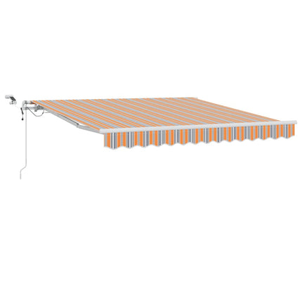 Utdragbar markis Flerfärgsdesign 300 x 250 cm Polyester