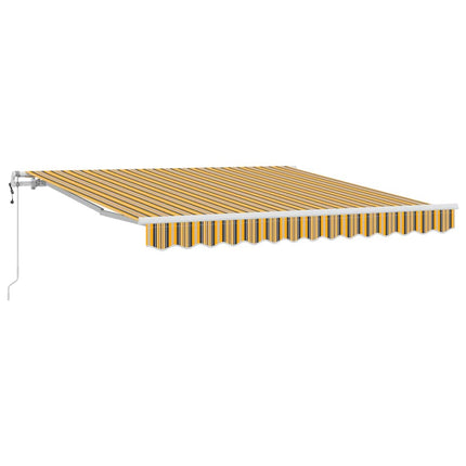 Elektrisk Retraktabel Markis Flerfärgsdesign 300 x 250 cm