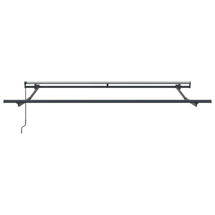 Utfällbar markis Svart 300 x 250 cm Polyester och Stål