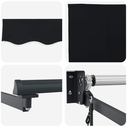 Markis Svart 300 x 250 x 165 cm Polyester