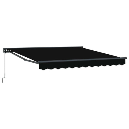 Markisram Svart 300 x 250 cm Polyester med PU-beläggning