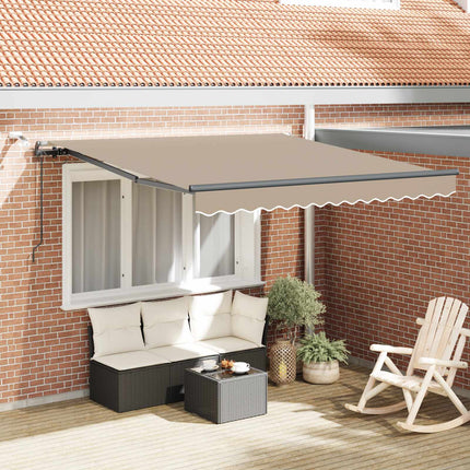Markis tyg Beige 300 x 250 cm Polyester