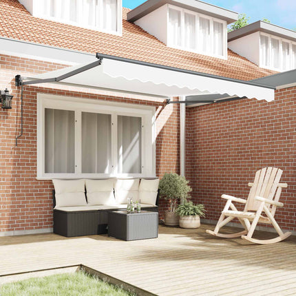 Markis Vit 300 x 250 x 165 cm Polyester och metall