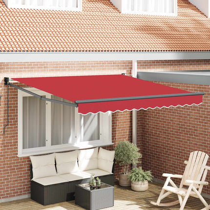 Markis Röd 300 x 250 x 165 cm Polyester