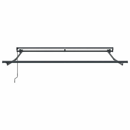 Utfällbar markis Kräm 350 x 250 cm Polyester och aluminium