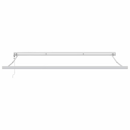 Utfällbar markis orange och brun 350 x 250 cm