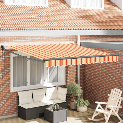 Markis Gul och Orange 350 x 250 x 165 cm Polyester
