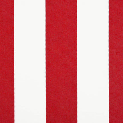 Utfällbar markis Röd och Vit 350 x 250 cm Polyester och Stål