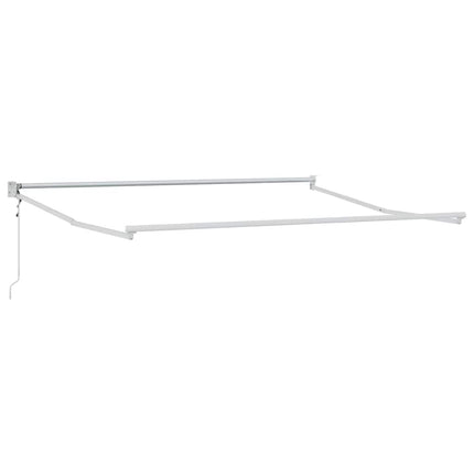 Utfällbar markis Svart 350 x 250 cm tyg