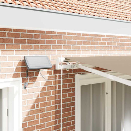 Utdragbar markis Beige 350 x 250 cm Duk och Aluminium