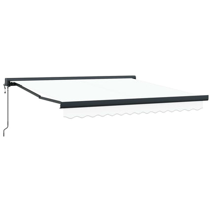 Markis Vit 350 x 250 x 165 cm Polyester och aluminium