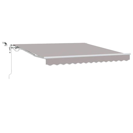 Markis tyg Ljusgrå 350 x 250 cm Polyester