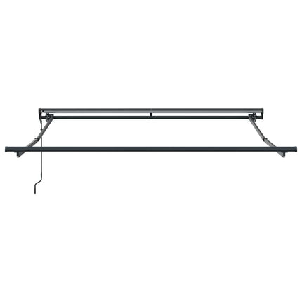 Markisram Röd 350 x 250 cm Polyester med PU-beläggning
