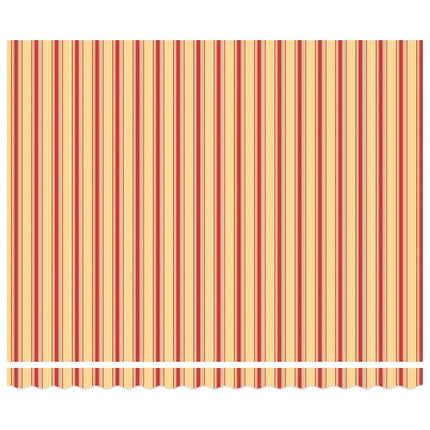 Utdragbar markis Gul och Orange 400 × 300 cm