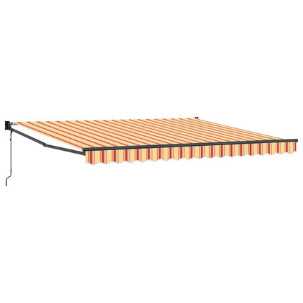 Markis Gul och Orange 400 × 300 cm Polyester och metall