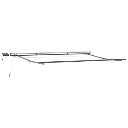 Utfällbar markis Flerfärgsdesign 400 ×300 cm tyg