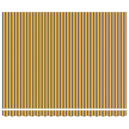Markisram Gul och Grå 400 × 300 cm Polyester med PU-beläggning