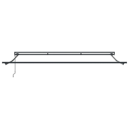 Markisram Gul och Grå 400 × 300 cm Polyester med PU-beläggning