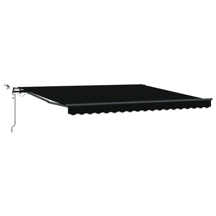 Markis tyg Svart 400 × 300 cm Polyester