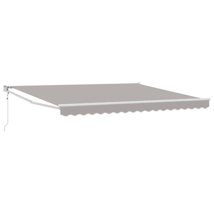 Markis Ljusgrå 400 × 300 cm Polyester och metall
