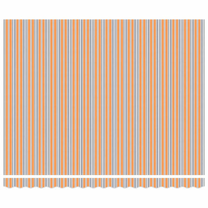Utdragbar markis Flerfärgsdesign 400 × 350 cm