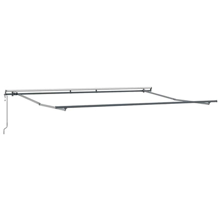 Utfällbar markis Flerfärgsdesign 400 × 350 cm Duk och Aluminium