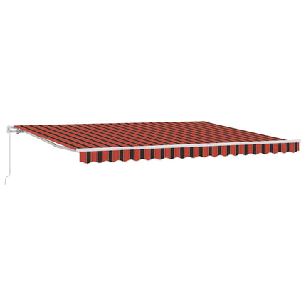 Markis Orange och Brunt 450 x 300 x 165 cm Polyester och metall