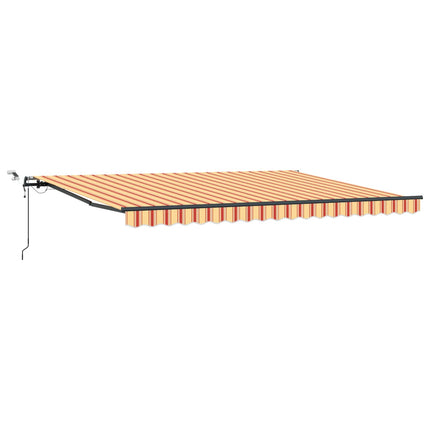 Markis tyg Gul och Orange 450 × 300 cm Polyester