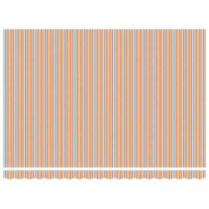 Utfällbar markis Flerfärgsdesign 450 × 300 cm