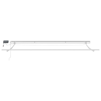 Utfällbar markis Flerfärgsdesign 450 × 300 cm Tyger och Stål