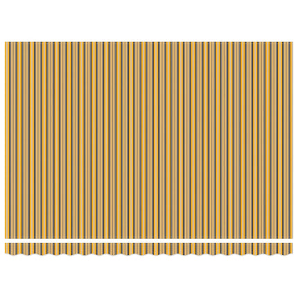 Utfällbar markis Flerfärgsdesign 450 × 300 cm