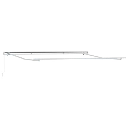 Utdragbar markis Orange och Brunt 450 x 350 x 165 cm