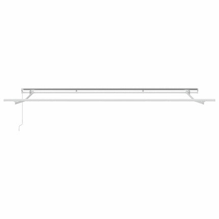 Utdragbar markis Orange och Brunt 450 x 350 x 165 cm